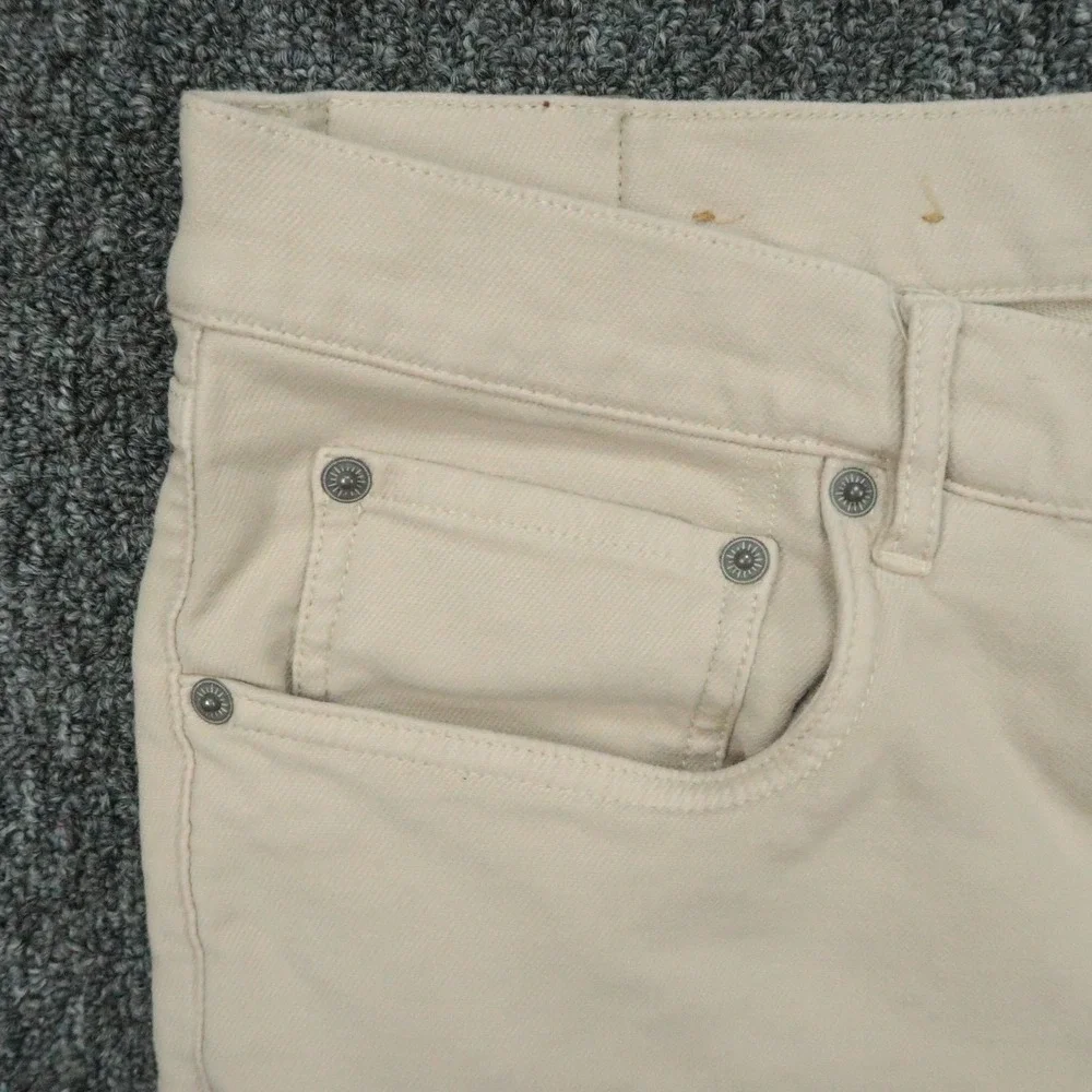 Faherty Pants Mens 38x32 Stone Tan Stretch Terry 5 Pocket Straight